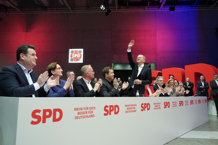 Außerordentlicher Bundesparteitag der SPD in Berlin
