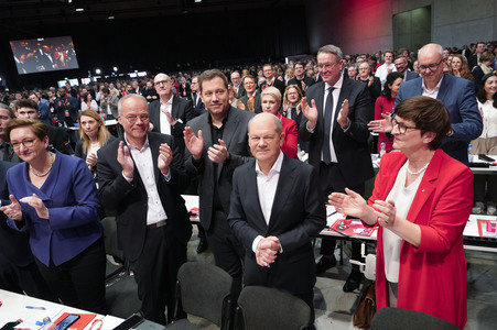 Außerordentlicher Bundesparteitag der SPD in Berlin