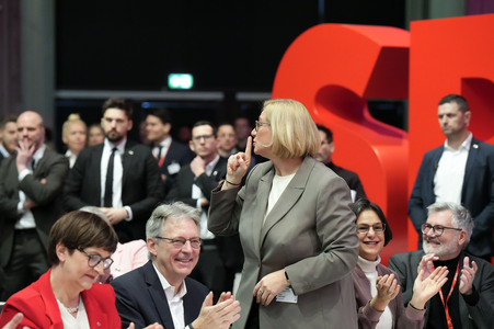 Außerordentlicher Bundesparteitag der SPD in Berlin