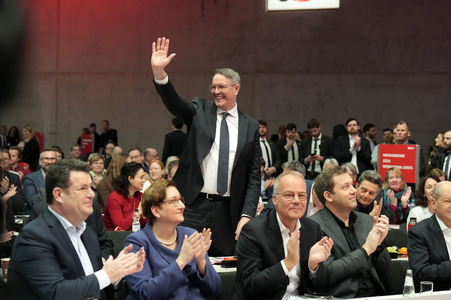 Außerordentlicher Bundesparteitag der SPD in Berlin