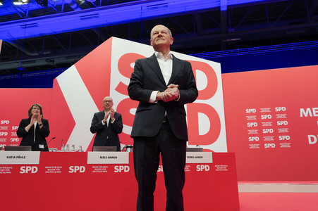 Außerordentlicher Bundesparteitag der SPD in Berlin