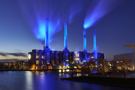 VW Autostadt Illumination in Wolfsburg