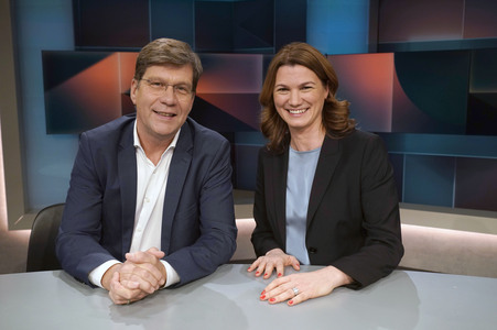Talkshow 'hart aber fair' in Berlin