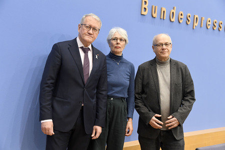 Bundespressekonferenz 15 Jahre katholischer Missbrauchsskandal in Berlin