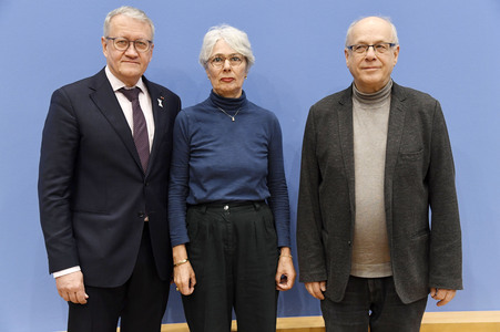 Bundespressekonferenz 15 Jahre katholischer Missbrauchsskandal in Berlin
