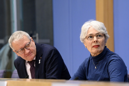 Bundespressekonferenz 15 Jahre katholischer Missbrauchsskandal in Berlin