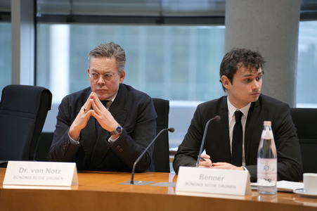 Öffentliche Zeugenvernehmung des 2. Untersuchungsausschusses 'Atomausstieg' in Berlin