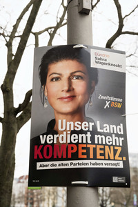Wahlplakate zur Bundestagswahl 2025 in Berlin