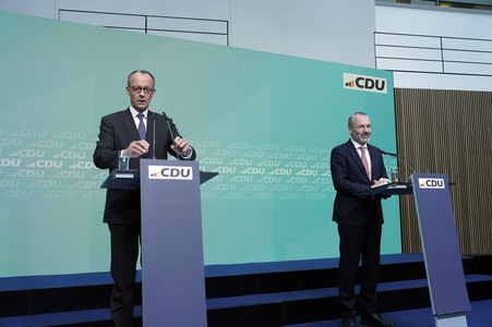 Pressekonferenz im Nachgang der Klausurtagung der EVP in Berlin