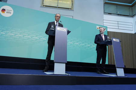Pressekonferenz im Nachgang der Klausurtagung der EVP in Berlin