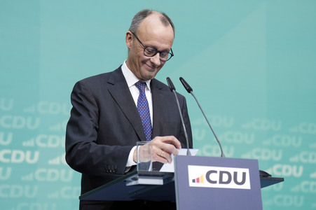 Pressekonferenz im Nachgang der Klausurtagung der EVP in Berlin