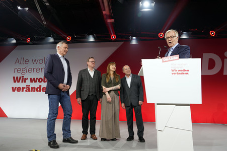 Außerordentlicher Parteitag der Partei Die Linke zur Bundestagswahl 2025 in Berlin