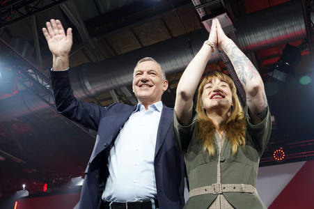 Außerordentlicher Parteitag der Partei Die Linke zur Bundestagswahl 2025 in Berlin