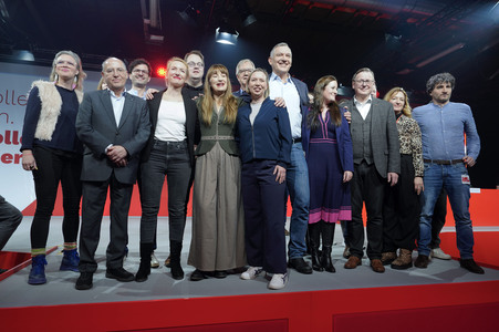 Außerordentlicher Parteitag der Partei Die Linke zur Bundestagswahl 2025 in Berlin