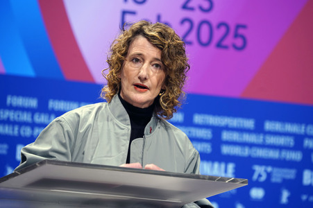 Programm-Pressekonferenz der Berlinale 2025 in Berlin