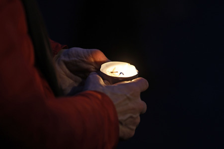 Demonstration gegen den Rechtsruck in Berlin