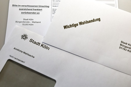 Symbolfoto Wahlbenachrichtigung