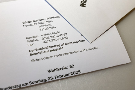 Symbolfoto Wahlbenachrichtigung