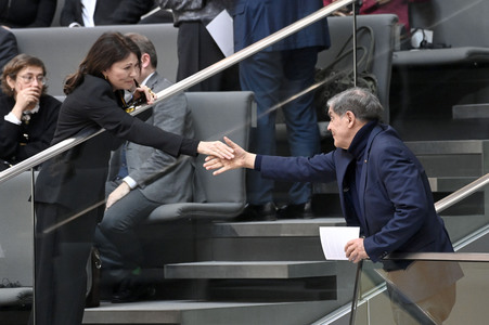 Sonderveranstaltung im Bundestag anlässlich des Tages des Gedenkens an die Opfer des Nationalsozialismus in Berlin