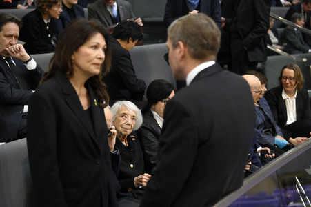 Sonderveranstaltung im Bundestag anlässlich des Tages des Gedenkens an die Opfer des Nationalsozialismus in Berlin