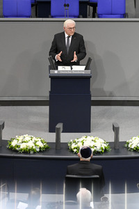 Sonderveranstaltung im Bundestag anlässlich des Tages des Gedenkens an die Opfer des Nationalsozialismus in Berlin