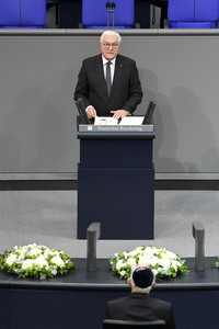 Sonderveranstaltung im Bundestag anlässlich des Tages des Gedenkens an die Opfer des Nationalsozialismus in Berlin