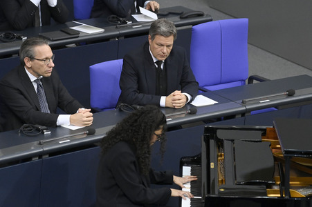 Sonderveranstaltung im Bundestag anlässlich des Tages des Gedenkens an die Opfer des Nationalsozialismus in Berlin