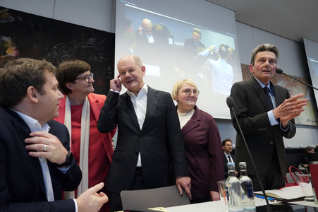 Fraktionssitzung der SPD-Bundestagsfraktion in Berlin