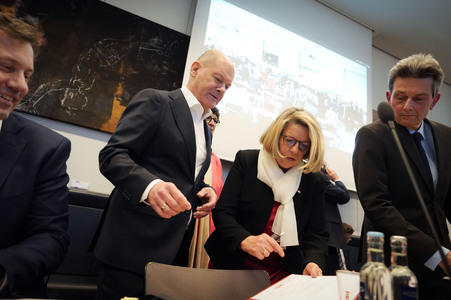 Fraktionssitzung der SPD-Bundestagsfraktion in Berlin