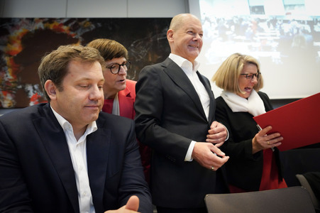 Fraktionssitzung der SPD-Bundestagsfraktion in Berlin