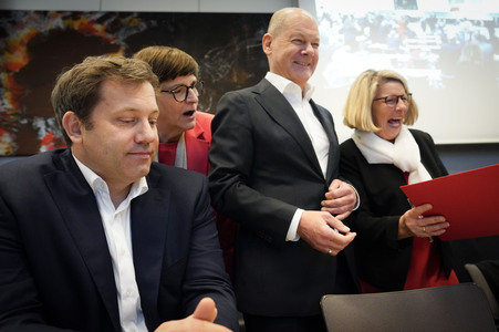 Fraktionssitzung der SPD-Bundestagsfraktion in Berlin