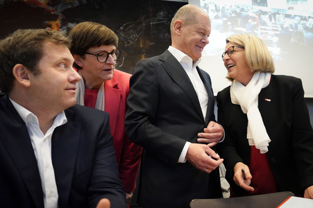 Fraktionssitzung der SPD-Bundestagsfraktion in Berlin