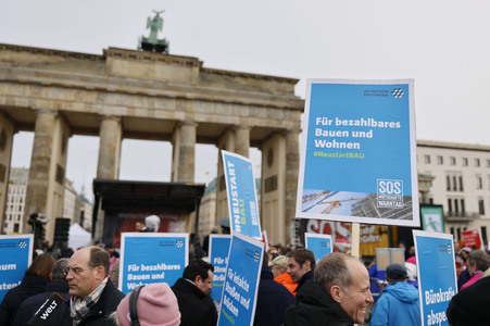 Demonstration der Wirtschaftsverbände in Berlin