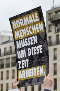 Demonstration der Wirtschaftsverbände in Berlin