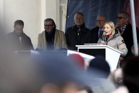 Demonstration der Wirtschaftsverbände in Berlin