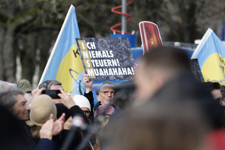 Demonstration der Wirtschaftsverbände in Berlin