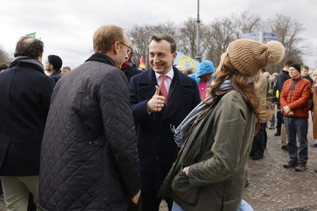 Demonstration der Wirtschaftsverbände in Berlin