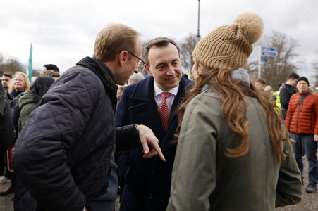 Demonstration der Wirtschaftsverbände in Berlin