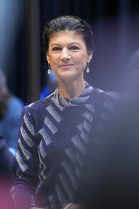 Radioshow mit Sahra Wagenknecht in Berlin
