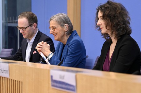 Bundespressekonferenz Vorstellung des Gutachten des Nationalen Normenkontrollrats in Berlin