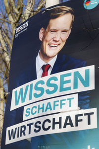 Wahlplakate zur Bundestagswahl 2025 in Bonn