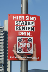 Wahlplakate zur Bundestagswahl 2025 in Bonn