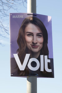Wahlplakate zur Bundestagswahl 2025 in Bonn