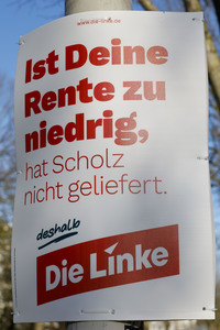 Wahlplakate zur Bundestagswahl 2025 in Bonn