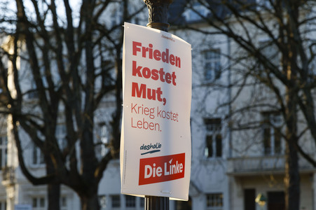 Wahlplakate zur Bundestagswahl 2025 in Bonn