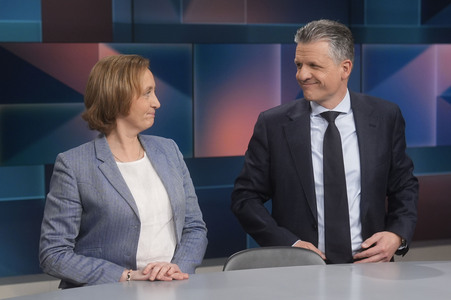 Talkshow 'hart aber fair' in Berlin