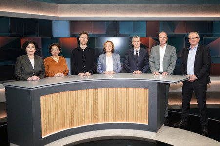 Talkshow 'hart aber fair' in Berlin