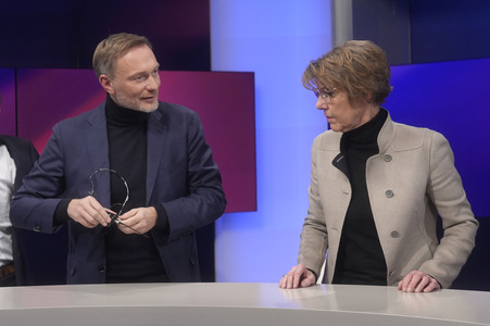 Talkshow 'maischberger' in Berlin