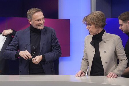 Talkshow 'maischberger' in Berlin