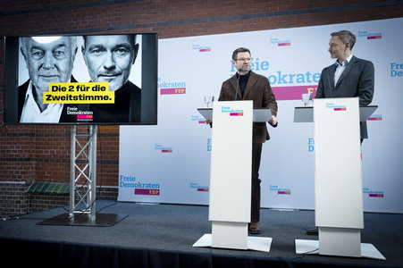 Pressekonferenz nach den Gremiensitzungen der FDP in Berlin